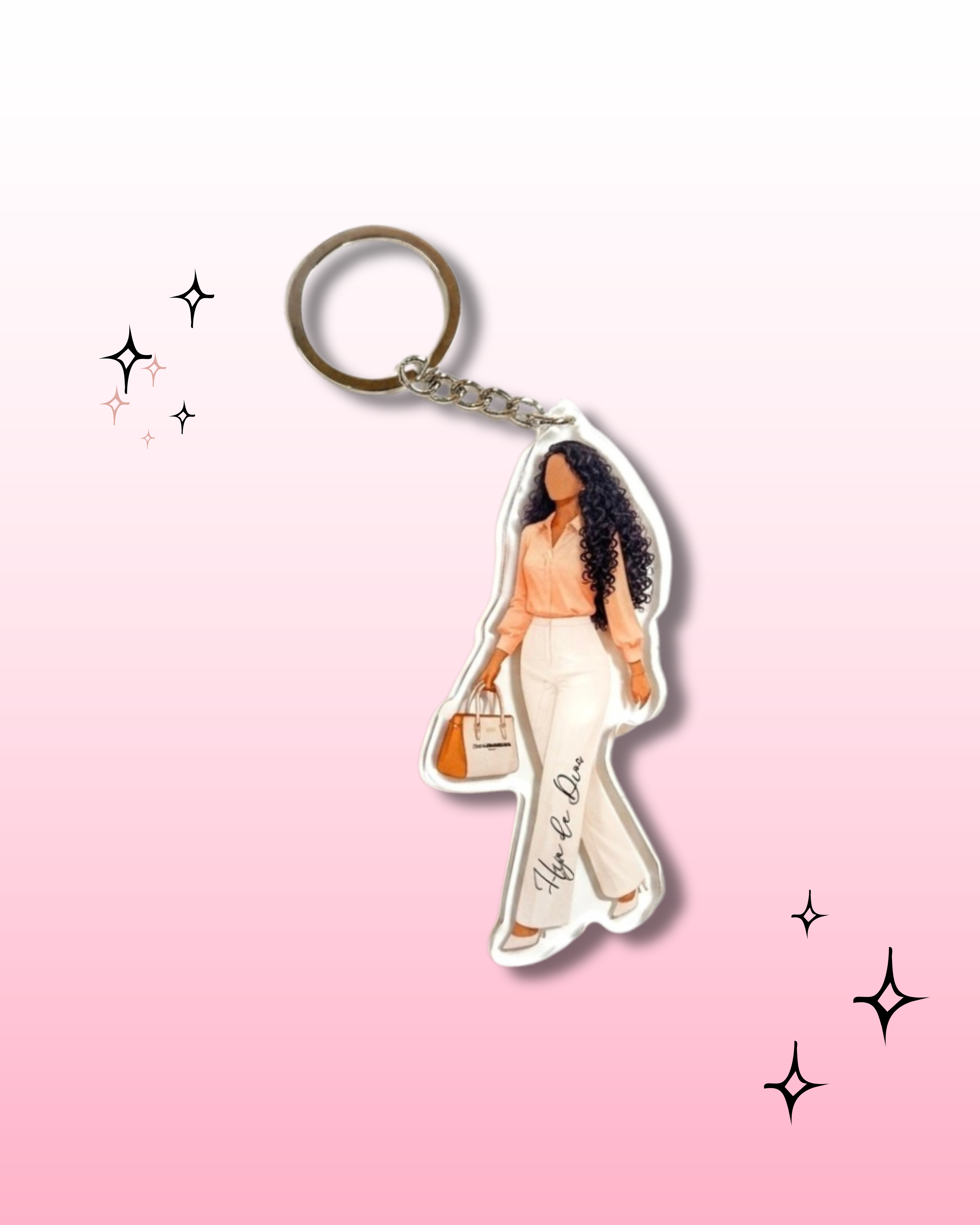 Hija de Dios Keychain