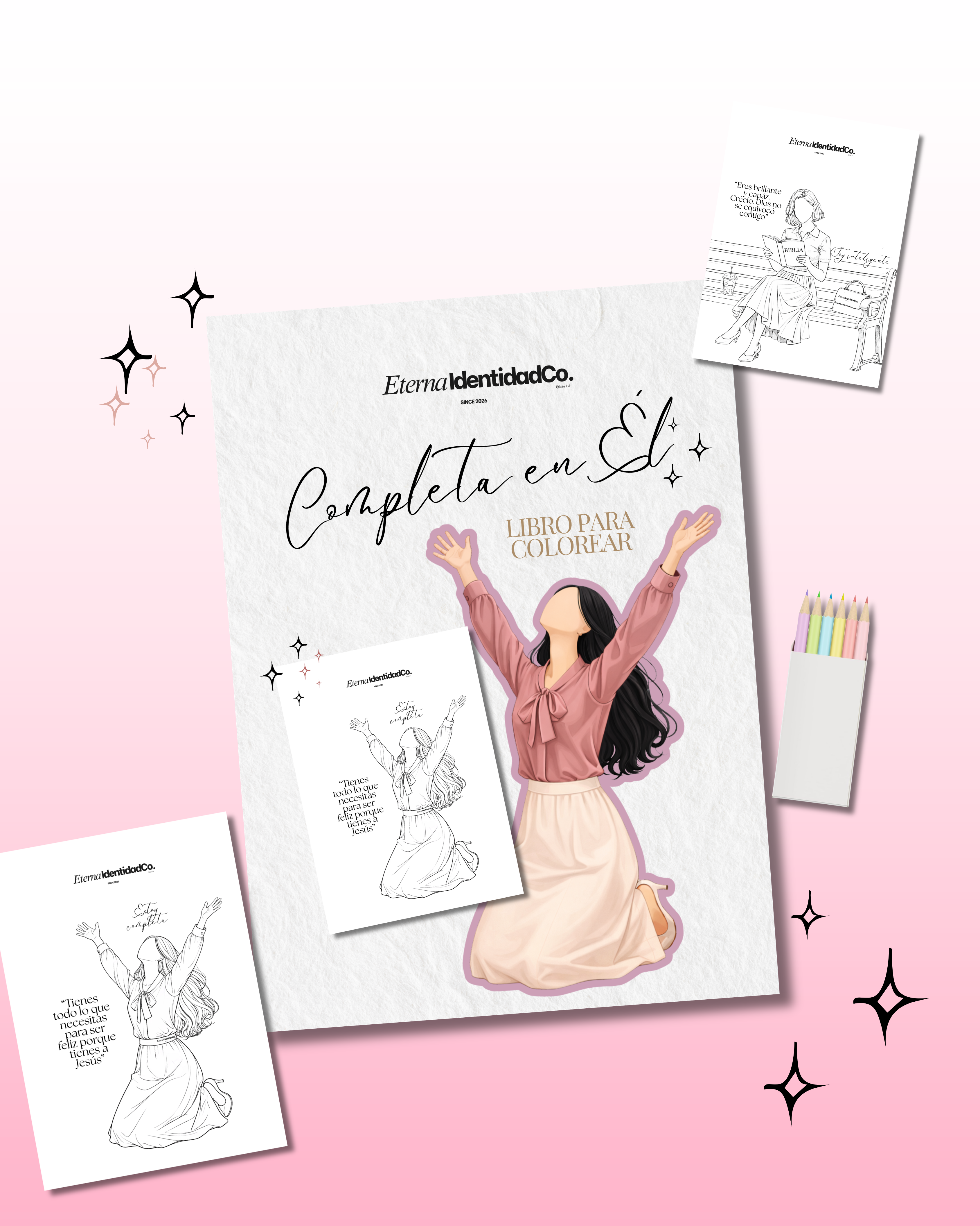 Completa en Él Coloring Book