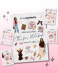 Bible Journaling Sticker Notebook Jesus & Coffee